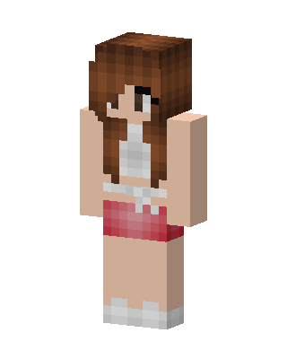 Brown Dress Girl Minecraft skin