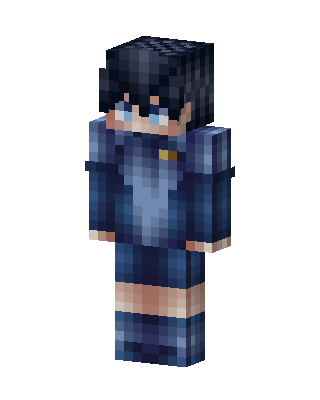 Blue Hoodie Boy Minecraft skin