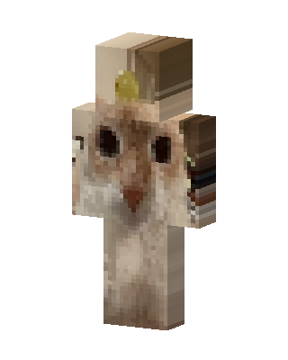 Owl Meme skin, 3D preview
