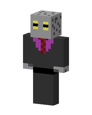 Gray Villain Boy Minecraft skin