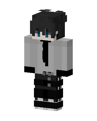 Monochrome Boy skin, 3D preview