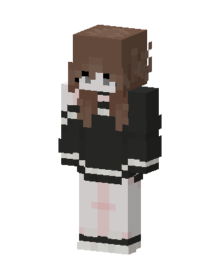 Gothic Maid skin, 3D preview