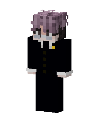 Mob Psycho Student skin, 3D preview