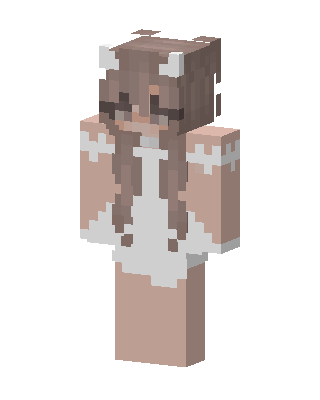 Cozy Cat Girl Minecraft skin