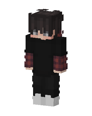 Flannel Sleeves Boy skin, 3D preview