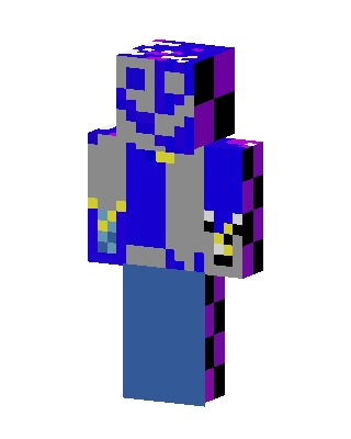 Galaxy Skeleton skin, 3D preview
