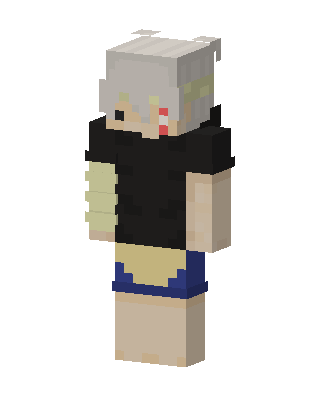 Silver Bandage skin, 3D preview