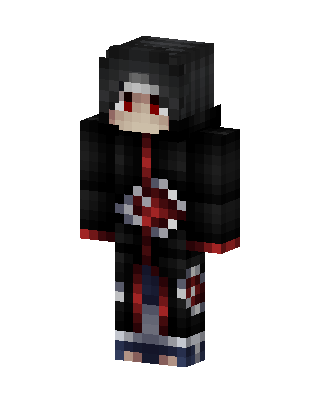Itachi Uchiha skin, 3D preview