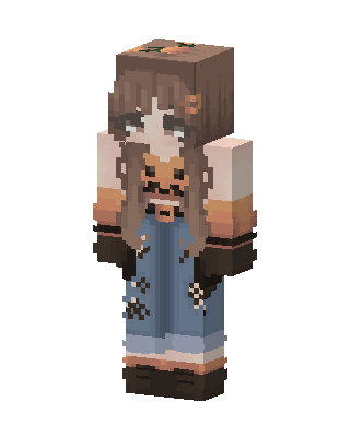 Blue Player Girl Minecraft blue skin