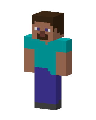 Teal Mob Boy skin, 3D preview