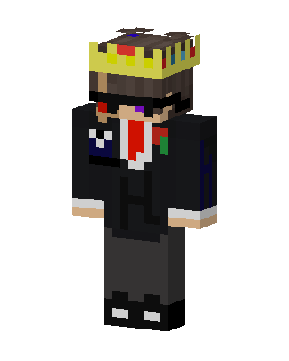Crowned Suit Boy skin, 3D preview
