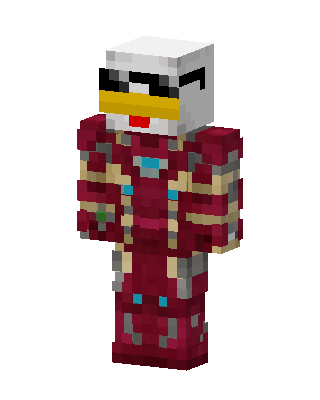 Iron Chicken skin, 3D preview