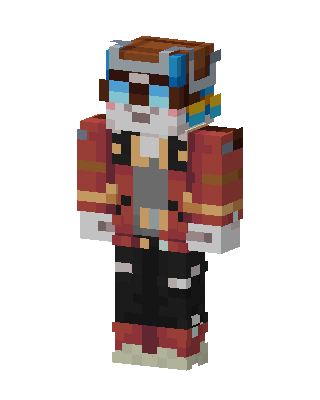Goggle Jacket Raccoon Minecraft skin