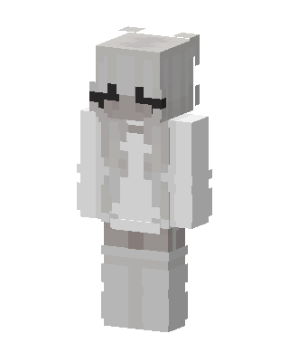 Snow Bunny Minecraft skin