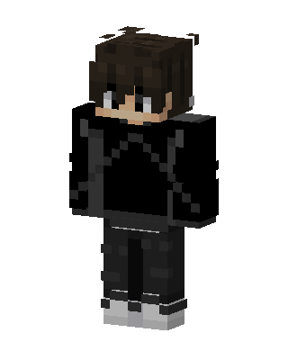 Shadow Hoodie Boy skin, 3D preview