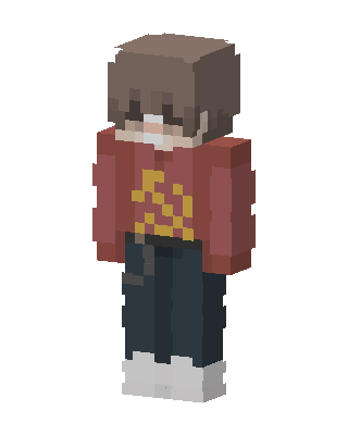 Red Player Boy skin, 3D preview
