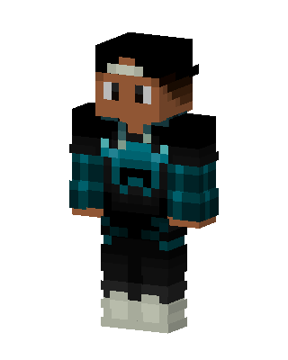 Teal Flannel Streetwear Minecraft skin