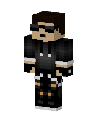Black Fighter Boy Minecraft PvP skin