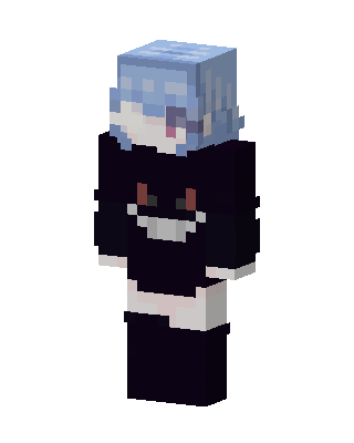 Black Villain skin, 3D preview