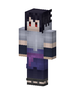 Gray Anime Girl skin, 3D preview