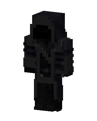 Black Ninja Boy skin, 3D preview