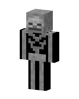 Skeleton skin, 3D preview
