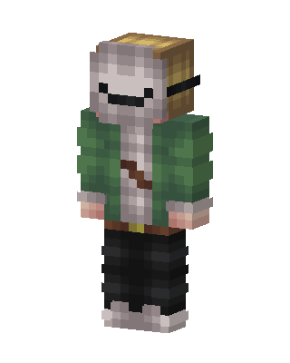 Masked Wanderer skin, 3D preview