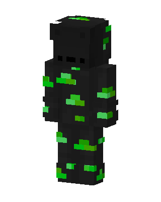 Emerald Golem skin, 3D preview