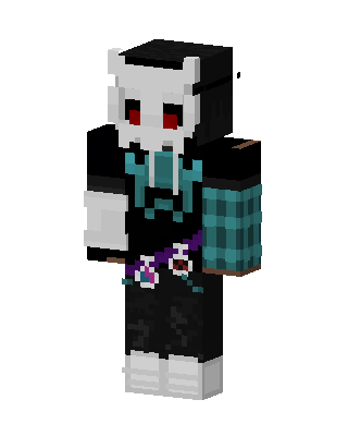 Black Villain Boy skin, 3D preview