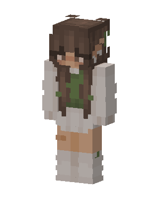 Mossy Cottagecore skin, 3D preview