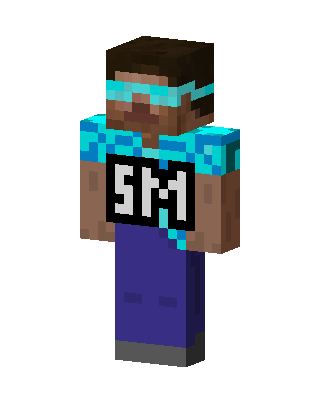 Diamond Steve skin, 3D preview