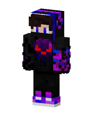 Black Villain Boy skin, 3D preview