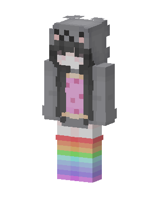 Nyan Cat skin, 3D preview