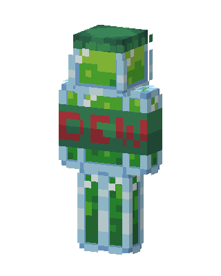 Dew Slime skin, 3D preview