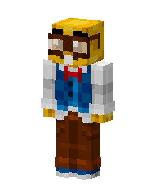 Goggle Professor skin, 3D preview