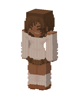 Cozy Autumn Girl skin, 3D preview
