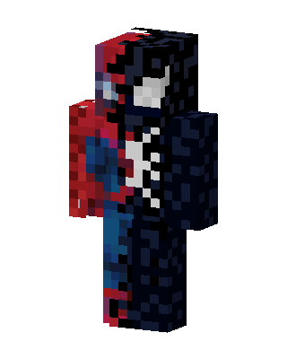Spider-Man Venom skin, 3D preview