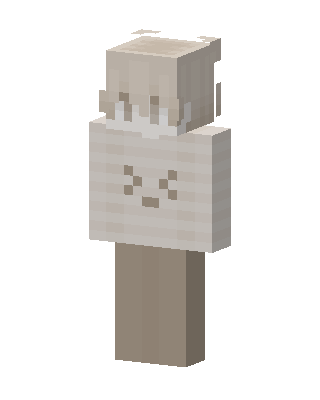 Cream Bunny skin, 3D preview