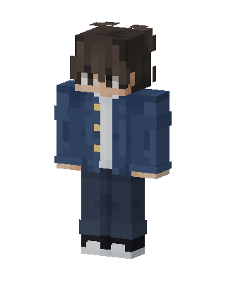 Blue Student Boy Minecraft skin