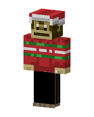Christmas Monkey skin, 3D preview
