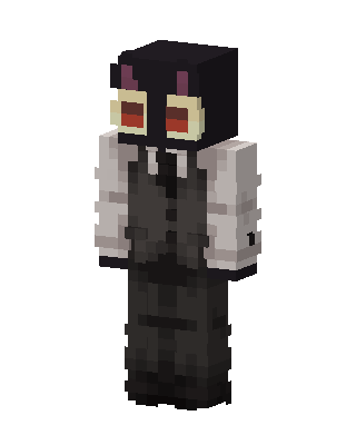 Black Suit Minecraft goth skin