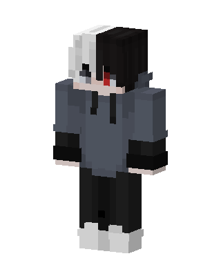 Split Hair Hoodie Minecraft skin