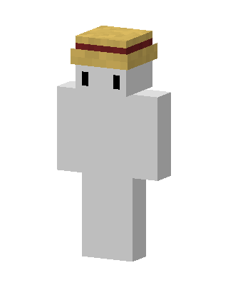 Straw Hat Ghost skin, 3D preview