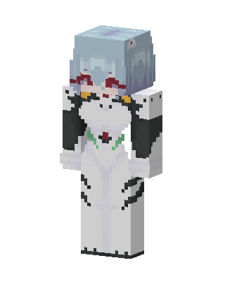 White Anime Girl Minecraft skin