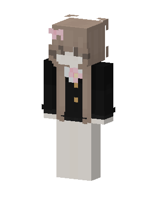 Pink Bow Girl Minecraft skin