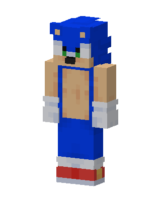 Blue Gamer Minecraft blue skin