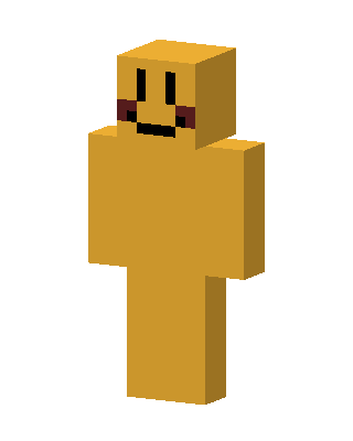 Happy Yellow Blob skin, 3D preview
