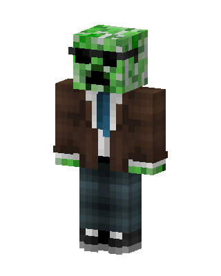 Green Creeper Boy Minecraft skin