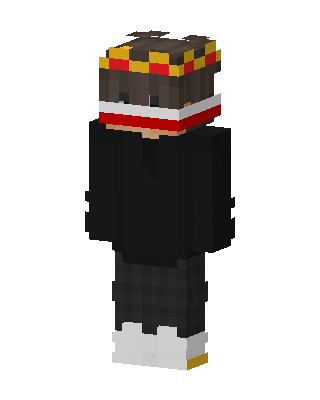 Crowned Hoodie Boy Minecraft skin