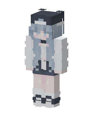 Frosty Cap Girl skin, 3D preview